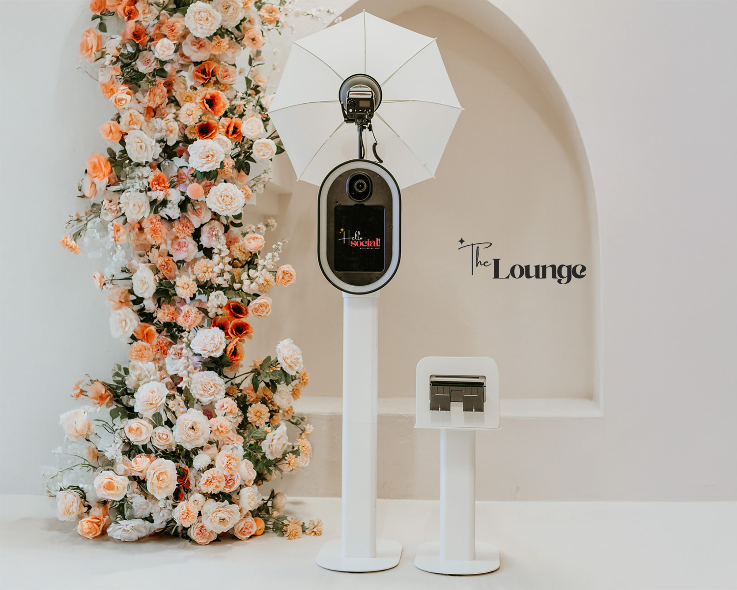 Luxury photo booth rental for Jacksonville events