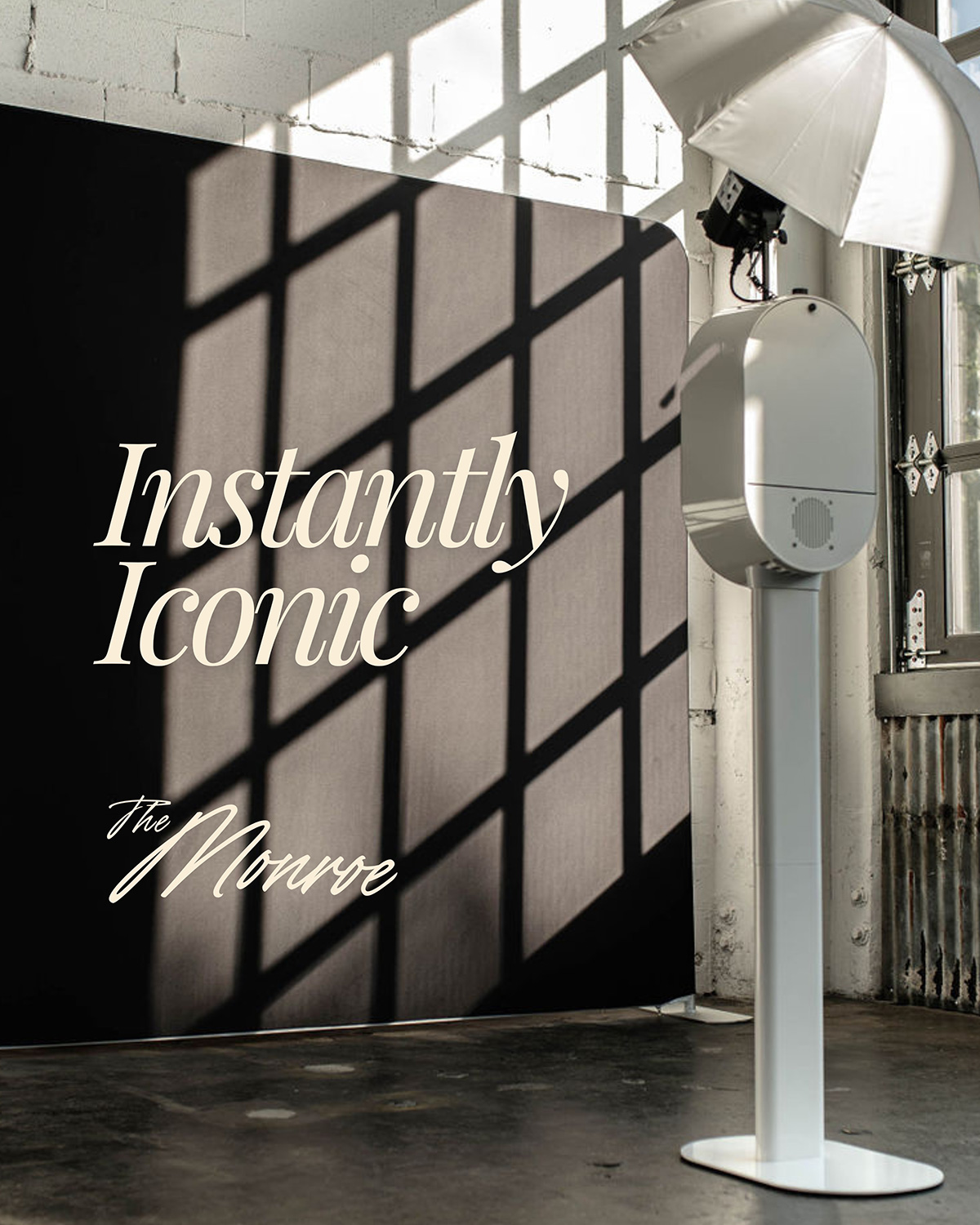 luxury Jacksonville photo booth rental setup